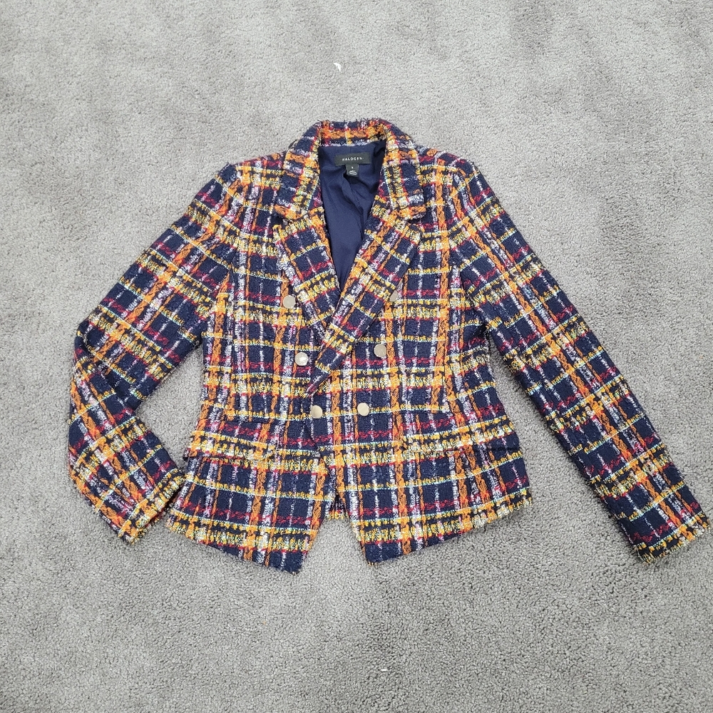 Multi Colored, Sparkle Blazer, Jacket. Halogan, S… - image 8